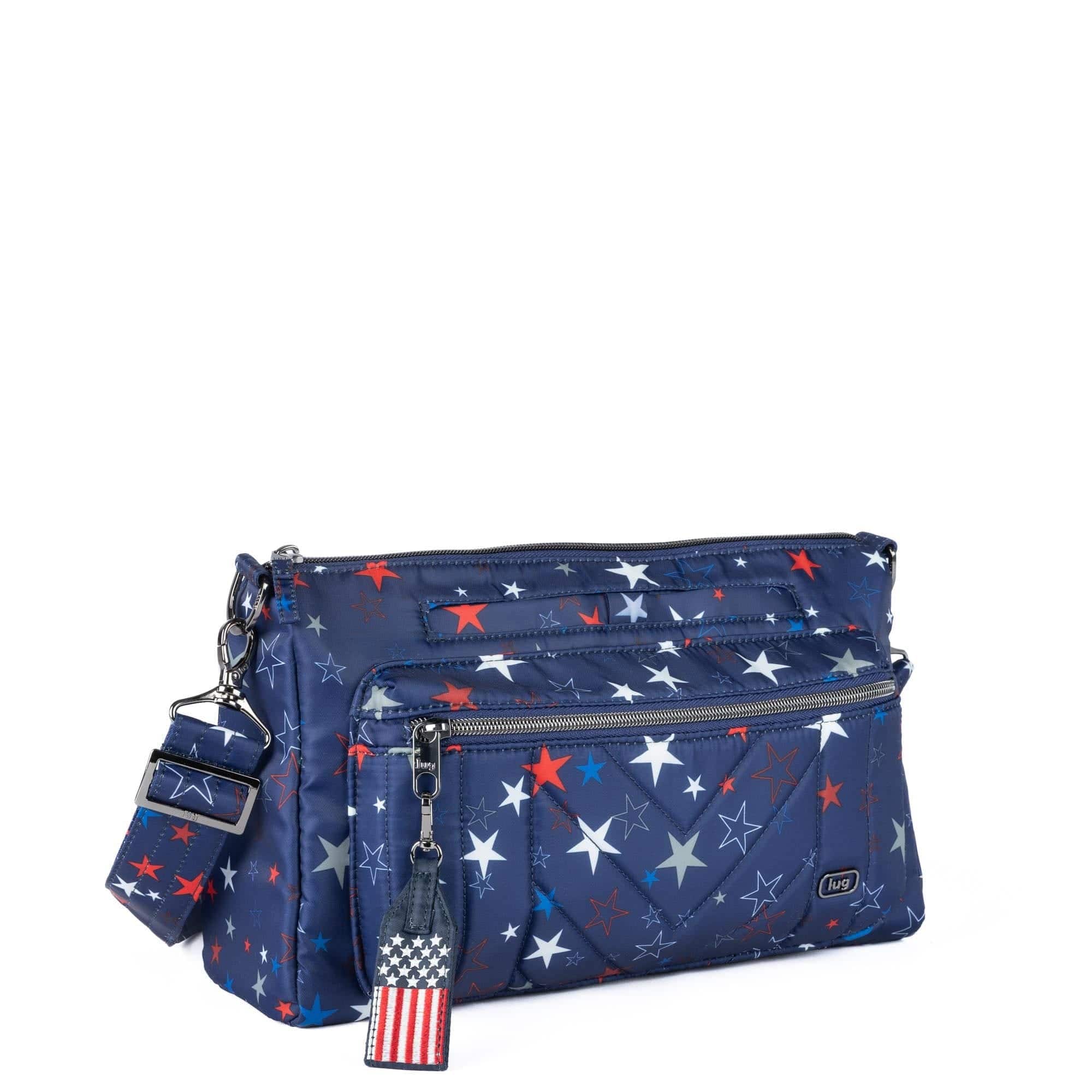 Stretch LE Crossbody Bag - Patriotic - STAR SPANGLED - 24318_StretchLE_StarSpangled_Angle_02